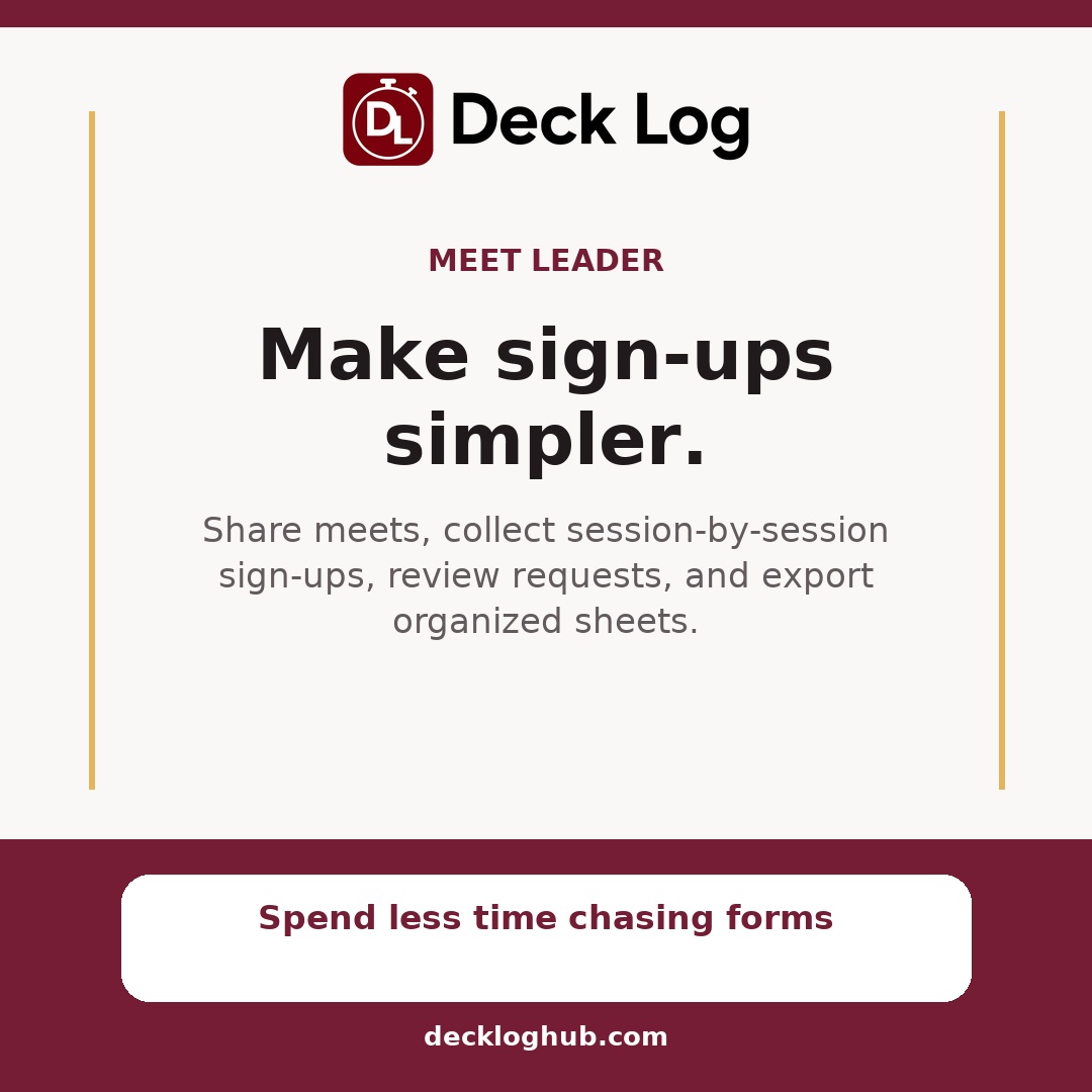 Meet Leader preview